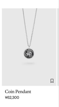 TOM WOOD Coin Pendant ネックレスのサムネイル