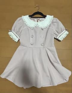 リズリサ　トレンチ風セットアップ ピンクのサムネイル