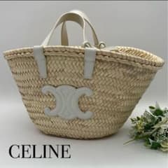 【美品】CELINE セリーヌ クラシック パニエ　かごバッグ　ホワイト 美品セリーヌ カゴバッグ パニエ 白 - メルカリ