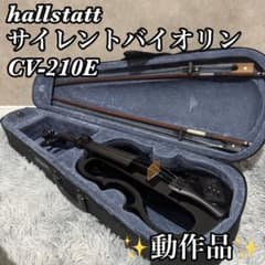 hallstatt サイレントバイオリン CV-210E エレキ 4/4 現状品 美品】hallstatt サイレントバイオリン CV-210E エレキ 黒 - メルカリ