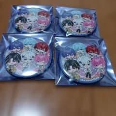 Meteorites めておら 全員集合缶バッジ 4個セットのサムネイル