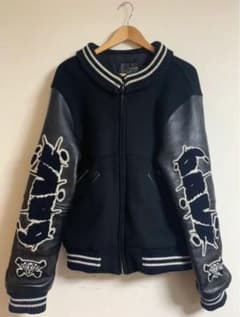 Travis Scott着 アンダーカバー 宝飾武装義勇軍ワッペンスタジャン Lのサムネイル