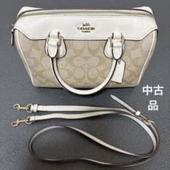 み*ち様 COACH シグネチャー 2WAY ミニボストンバッグのサムネイル