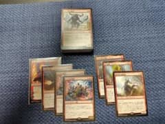 MTG 灯争大戦 赤 まとめ売り レア・神話レア込み デッキパーツ　123のサムネイル