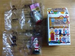 不二家 ペコちゃん60周年 ミニミニミュージアム 首ふり人形 2種セットのサムネイル