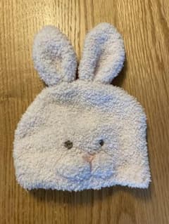 ジェラートピケ　うさぎニット帽のサムネイル