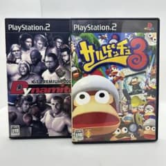 PS2 K-1 PREMIUM 2004 & サルゲッチュ3 2本セットのサムネイル