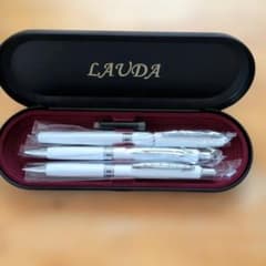 LAUDA ボールペン 3本セット ホワイト - メルカリ