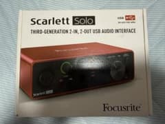 Focusrite オーディオインターフェース 2イン/2アウト