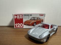 トミカ 赤箱 日本製 120 1/58 ポルシェ 959 シルバー - メルカリ