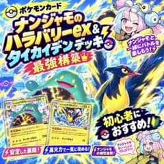 ナンジャモのハラバリーex＆タイカイデンデッキ 60枚 ポケカ　構築済みデッキのサムネイル