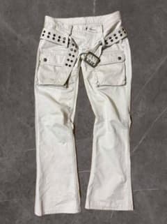 HYSTERIC GLAMOUR ベルト付き カーゴパンツ アイボリー Mのサムネイル