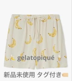 新品 未使用 タグ付きgelato pique フルーツ柄ショートパンツ バナナのサムネイル