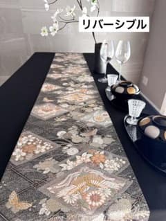 専用︎◼︎C1228◼︎高級袋帯 正絹 お正月 七宝 向かい鶴 唐織(〜270cm) 袋帯「西陣織・唐織・七宝つなぎ」 | MINOKO STORE