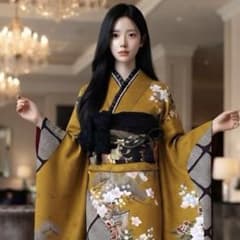 振袖フルセット(6点)・古典柄・金銀彩加工・暈し染め・高級手縫い・逸品・正絹 振袖フルセット(7点)・成人式・古典柄・御所車・金彩・正絹・牡丹