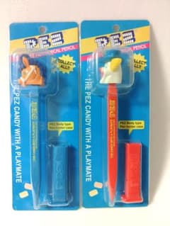 【希少】PEZ マスコットヘッド シャープペンシル 2本セット ピーター・馬のサムネイル