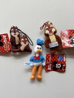 큐빅 마우스 도널드 칩 & 데일 쁘띠 마스코트 태그 포함