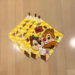 루프 타월 3장 세트 칩&데일 루프 부착 네임 태그 첨부 핸드 타월