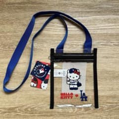 ドジャース クリアバッグ ポシェット スタジアム購入 新品 ハロー