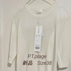 C.T.plage　 シーティープラージュ　シアーニット　プルオーバー　半袖のサムネイル