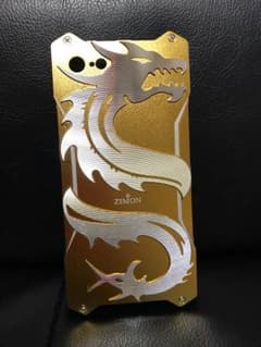 ドラゴン柄アルミiPhoneケース iPhone8対応‼️のサムネイル