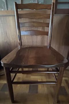九州民芸家具 木製カントリーチェア 波状背もたれ【中古品】 九州民芸家具 木製カントリーチェア 波状背もたれ【中古品】 - メルカリ