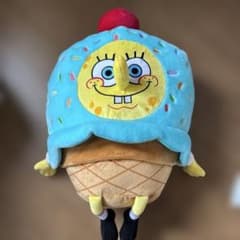 スポンジボブ　PLAZA ブランケットインクッション　アイスクリーム