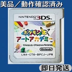 美品 ／ 動作確認済み 3DSソフト ポケモンアートアカデミー 即日発送