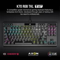 CORSAIR K70 RGB TKL ゲーミングキーボード 本体のサムネイル