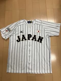 侍ジャパン ユニフォーム 無地 背番号無し ミズノ WBC M - メルカリ
