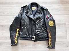 Schott ダブルライダース 革ジャン 40 - メルカリ