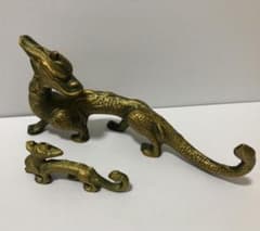 龍 竜 辰年 鋳物置物 金属工芸 縁起物 干支 美術工芸品 飾り物 瑞峰堂 