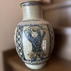 やちむん 金城敏雄さん エジプト紋の壺 32cm 大型 やちむん 金城敏雄さん エジプト紋の壺 32cm 大型 - メルカリ