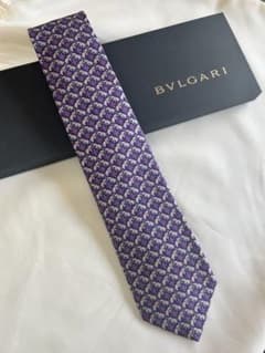 【新品未使用】BVLGARI セブンフォールドタイ シルク100%のサムネイル