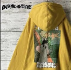 Fucking Awesome パーカー イエロー - メルカリ
