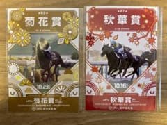 菊花賞　秋華賞　入場ノベルティのサムネイル