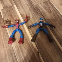スパイダーマン、キャプテンアメリカ　フィギアのサムネイル