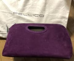PELLICO アネッリリバースミニハンドバッグ　パープルのサムネイル