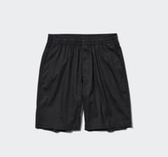 UNIQLO ドライストレッチイージーショーツ　パンツ　ブラック Sサイズのサムネイル