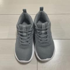 asics アシックス　キッズ スニーカー グレー　20cmのサムネイル