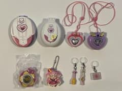 プリキュアグッズまとめセット コーム ミラー ライト めじるしアクセサリーのサムネイル