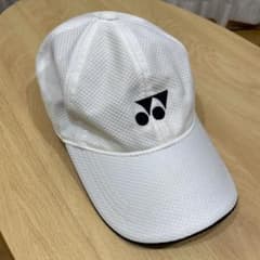 YONEX キャップ ホワイト - メルカリ