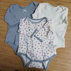 肌着 ロンパース 70 長袖のサムネイル