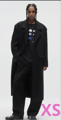 ZARA x ADERERROR チェスターコート ブラック - メルカリ
