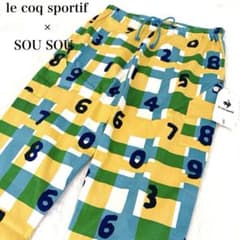 SOU・SOU × le coq sportif L 総柄 パンツ 京都 手捺染 - メルカリ