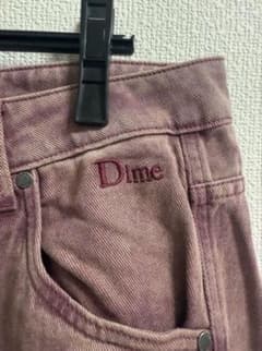希少カラー Dime ピンク ストレートジーンズ - メルカリ