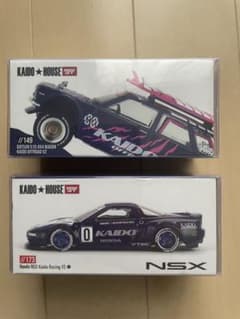 街道ハウス MINIGT NSX ダットサン510 2点新品未開封シュリンク付きのサムネイル