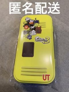 ユニクロ　スプラトゥーン　ステッカー入り缶ケースのサムネイル