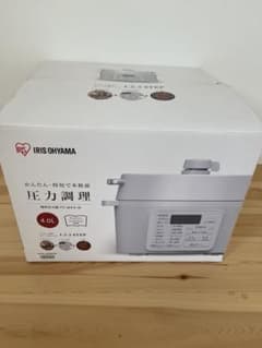 新品未使用☆アイリスオーヤマ4.0L電気圧力鍋PC-MA4-W白 低温発酵