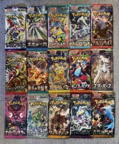 d*4様 ポケモンカード 入手困難 未開封15パック 15種類 人気絶 - メルカリ